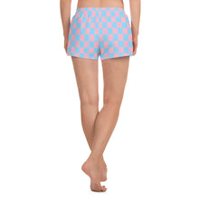 Pink and Blue Checkered Short Shorts