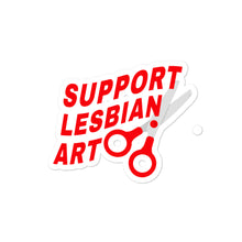 Lesbian Art Die Cut Sticker