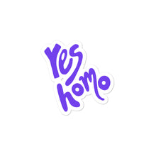 Yes Homo Die Cut Sticker