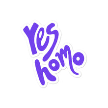 Yes Homo Die Cut Sticker