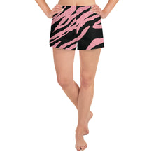 Pink and Black Zebra Print Short Shorts