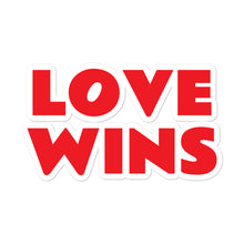 Love Wins Die Cut Sticker