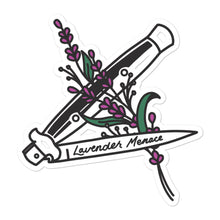 Lavender Menace Die Cut Sticker