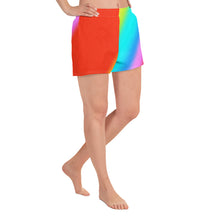 Rainbow Halftone Athletic Short Shorts